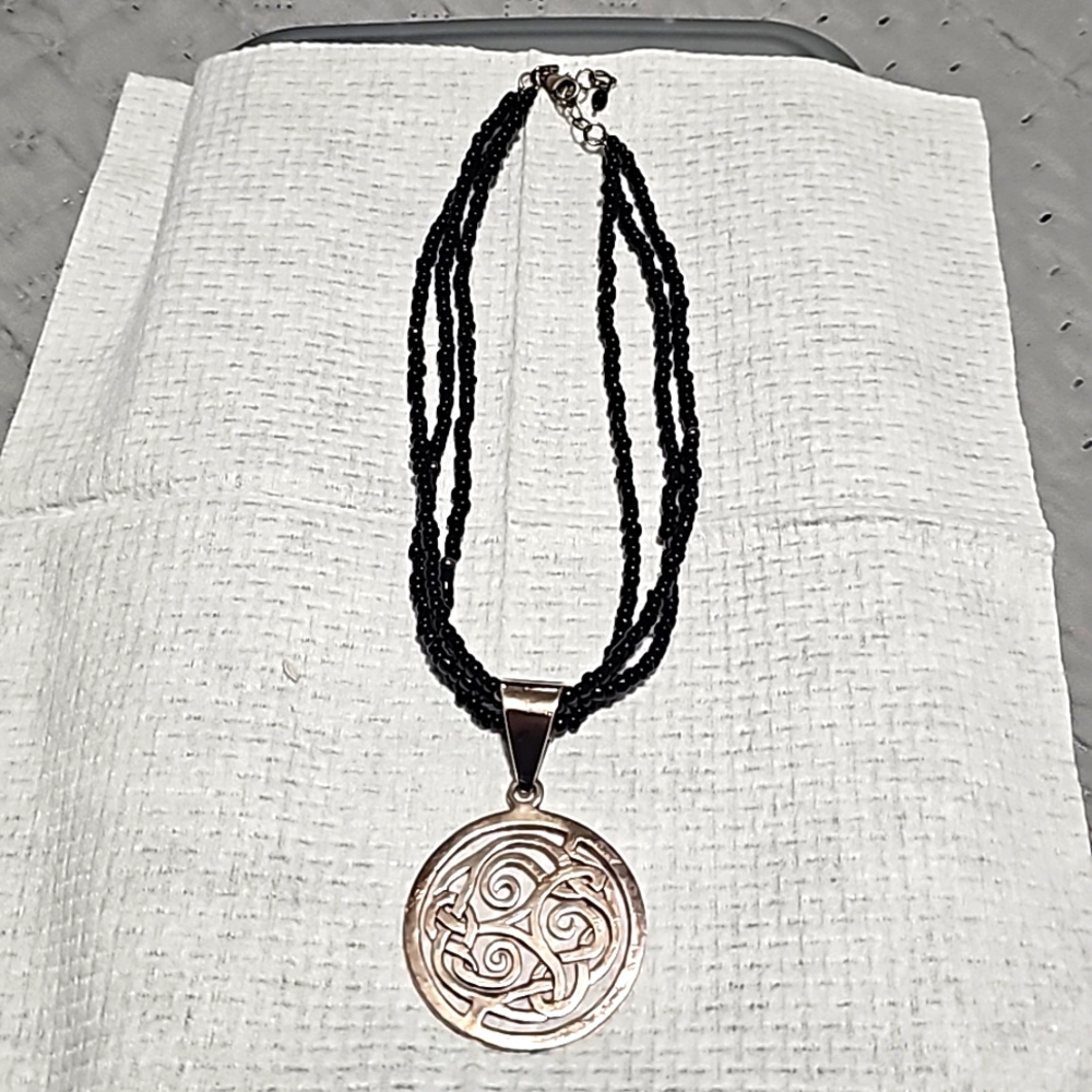 Original Silpada Pendant and Beaded Necklace